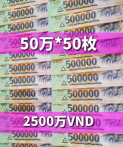 ベトナムドン/50万紙幣50枚