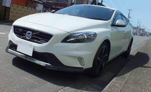 新品 ボルボ V40 Rデザイン カーボンリップスポイラー フロントリップ VOLVO MB MD エアロワークス