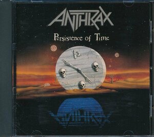 洋楽輸入盤┃アンスラックス│Anthrax┃パーシスタンス・オブ・タイム│Persistence Of Time┃ISLAND4228464802│1990年┃管理7143