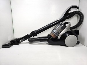 【中古品】 日立 HITACHI 2段ブースト サイクロン式 掃除機 小型軽量タイプ 吸込仕事率340W CV-SC100 2015年製 シルバー ○YR-17400○