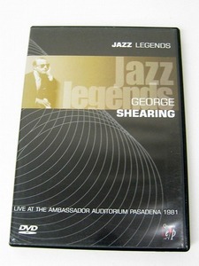 海外ＤＶＤ　JAZZ LEGENDS GEORGE SHEARING　ジョージ・シアリング