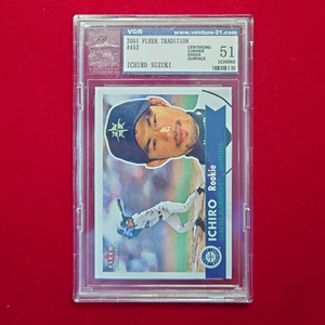 ◆ICHIRO #51【Rookie】2001 MLB Fleer Tradition card#452 Seattle Mariners　◇検索：ルーキー イチロー マリナーズ