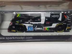 新品 1/43 スパーク SPARK GIBSON - 015S NISSAN TEAM STRAKKA RACING N 42 24h LE MANS 2016 N.LEVENTIS - J.KANE - D.WATTS