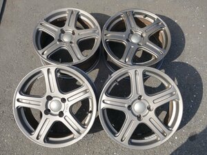 02-1079　TRD　TF1　アルミホイール　15×6.5ｊ　PCD100　+28　4本