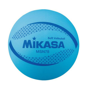 MIKASA ソフトバレーボール 円周78cm 検定球 MSN78-BL ブルー