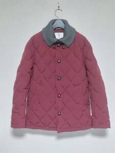 AIGLE　エーグル　キルティング ダウン ジャケット　XL サイズ　エンジ　美品です