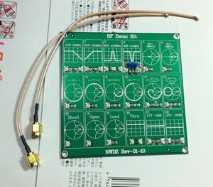 _VNA用 RFテストボード (検 国内発送 RFデモキット NANO VNA APB-3 NWT ANRITSU Agilent HP ベクトルネットワークアナライザ)