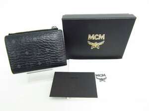 MCM 二つ折り ミニ財布 (小銭入れあり) ▼AC25559