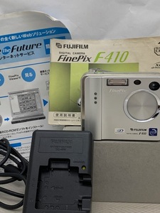 ☆ 1000円セール ☆FUJIFILM フジフィルム FinePix F410　デジカメ　コンパクトカメラ　シルバー◆12279A