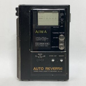 AIWA HS-J20 Cassette Boy＜未チェック＞アイワ カセットボーイ 黒 ブラック ポータブルカセットレコーダー MADE IN JAPAN □