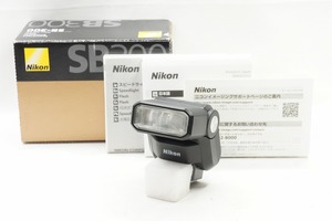 【適格請求書発行】美品 Nikon ニコン ストロボ SB-300 SPEED LIGHT 元箱付【アルプスカメラ】240616l