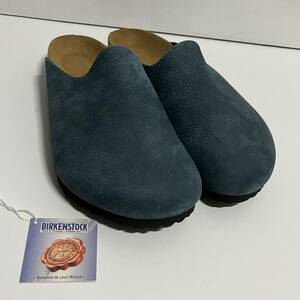 ★ 送料込み 未使用 ドイツ製 珍品 BIRKENSTOCK Amsterdam ビルケンシュトック アムステルダム レザーサンダル ネイビー 42 ★