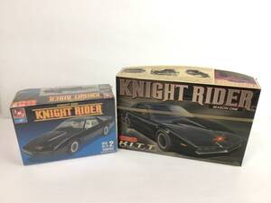 X367 未開封/未組立　KNIGHT RIDER/ナイトライダー　プラモデル　2箱セット　KR-07/KNIGHT 2000 音声ユニット付き　K.I.T.T. ミニカー