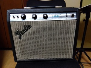 動作品　Fender CHAMP Silverface 1976年製　ヴィンテージ　ビンテージ　フェンダー　真空管ギターアンプ　シルバーフェイス USA