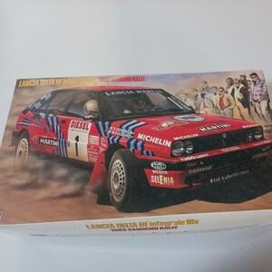 ホビーキット レーシングカー 未組み立て品 プラモデル LANCIA DELTA HF integrale 16v 1989 SANREMO RALLY 1/24