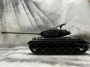 タミヤ製1/16M26ベースでT26E4量産型スーパーパーシング，フルオペレーションプラス