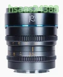 SIRUI Night Walker 75mm T1.2 S35 望遠シネレンズ 大口径マニュアルフォーカスレンズ (MS75E-G, Eマウント, グレー) 