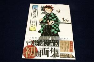 吾峠呼世晴画集―幾星霜―『鬼滅の刃』集英社-2021年初版+帯■描き下ろし＆未発表モノクロイラスト15点/作者イラスト説明コメント