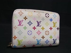 1円 LOUIS VUITTON ルイヴィトン M66548 モノグラムマルチカラー ジッピーコインパース コインケース 小銭入れ アイボリー系 AY9083