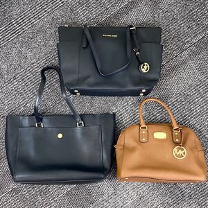 ||【売り切り】美品 MICHAEL KORS ハンドバッグ3点セット マイケルコース トートバッグ レディース ブラック ブラウン ブランド物