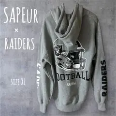 RAIDERS×SAPEurサプール　RAIDERSフーディパーカーサイズ XL