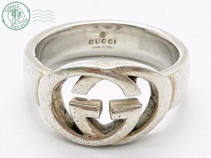 2409608614　★ GUCCI グッチ インターロッキング G リング 指輪 約12.5号 重量約5.3ｇ Ag925 シルバー アクセサリー ジュエリー