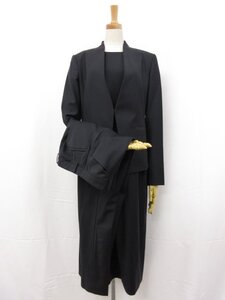 HH超美品【セオリーリュクス theory luxe】03-9904120 ワンピース×スラックス 3ピース セットアップ スーツ(レディース)38/40 紺 17LW1505