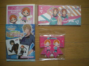 あんさんぶるスターズ! 2wink 葵ゆうた 葵ひなた 一筆箋 色紙 ユニットラバーストラップ リボンver.