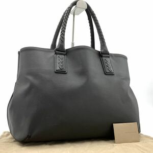 1円【美品】BOTTEGA VENETA ボッテガヴェネタ ビジネスバッグ トートバッグ マルコポーロ レザー ダークブラウン メンズ