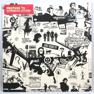 未使用　2003年　PREFUSE 73　EXTINGUISHED：OUTTAKES　Scott Herren Savath & Savalas Delarosa and Asora Piano Overlord Ahamad Szabo