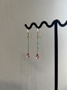 Aピアス ハンドメイド 天然石