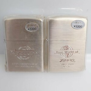 【86】希少 ZIPPO ジッポー2個おまとめ our World of 1997年 動作未確認品 ヴィンテージ コレクター必見品