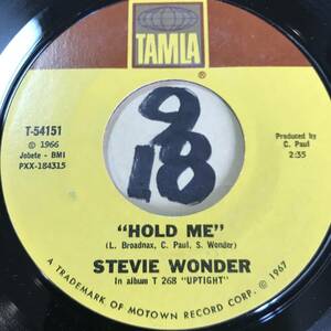 試聴 67年クラレンス・ポール x STEVIE WONDER HOLD ME EX+ 