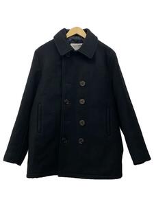 Schott◆ピーコート/U.S.74ON PEA JACKET/42/コットン/BLK