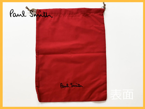 【未使用品】ポールスミス　小物用 保存袋 赤　2枚セットで　Paul Smith【送料無料】