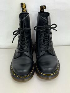  ドクターマーチン Dr Martens ブラック ブーツ　23.0センチ　美品