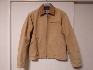 【40インチ】USA製 デトロイトジャケット Carhartt カーハート ブラウンダック ワークジャケット アメリカ製 90s ヴィンテージ