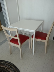[即決] IKEAダイニングテーブル ソファ セット USED（お引き取りに来ていただける方のみ）