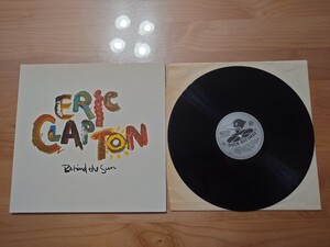 ★エリック・クラプトン Eric Clapton★Behind the Sun ビハインド・ザ・サン★LPレコード★中古品★ジャケット経年汚れ・傷み 