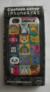 iPhone4/4S用 パンソンワークス BEAUTIFUL ANIMALS! 「キューブ」スマートフォンケース 未開封品