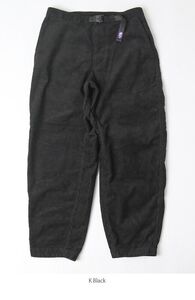 [1スタ]新品未使用 定価18,700円 Size 34 THE NORTH FACE PURPLE LABEL Corduroy Wide Tapered Pants NT5155N BLACK ザ ノースフェイス