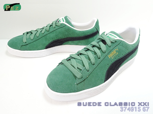 ■PUMA■ スウェード クラシック XXI (27cm) ■GRN/BLK■374915 67