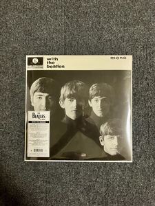 レア廃盤 mono with the beatlesLP 未開封シールド デッドストック高音質モノラル アナログレコード重量盤 UK ビートルズ EU