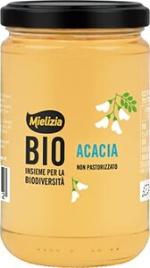 Mielizia(ミエリツィア) アカシア の 有機 ハチミツ (純粋) 400g はちみつ (100% オーガニック 非加熱 b