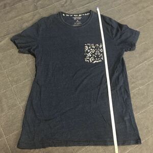 Wボ　アバクロ　半袖Tシャツ ポケットTシャツ Mサイズ表示 ABERCROMBIE&FITCH 中国製