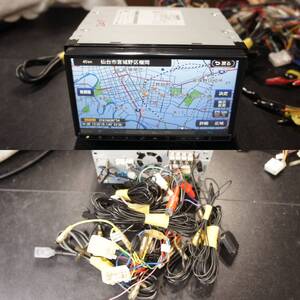 動作確認済 NX711 2011年地図 配線 トヨタ/ダイハツ変換ハーネス付 メモリーナビ 2DIN Bluetooth SD ワンセグ クラリオン カーナビ @8847s