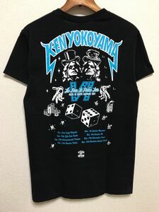 [送料無料]KEN YOKOYAMA/横山健/The Rags To Riches Tour Ⅵ/PIZZA OF DEATH RECORDS 2017/ツアーTシャツ/ブラック/Sサイズ