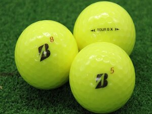 ABランク ブリヂストン BRIDGESTONE TOUR B X イエロー 2022年モデル 30個 球手箱 ロストボール