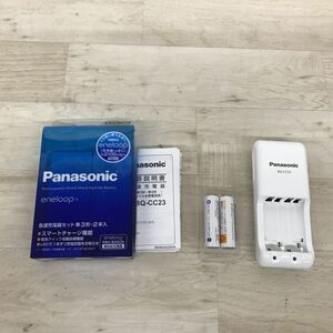 パナソニック エネループ 急速充電器 BQ-CC23 単3充電池2本付き Panasonic eneloop[C4765]