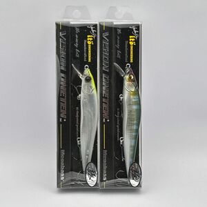 メガバス ビジョン ワンテン 限定カラー 2個セット 未開封 CRYSTAL SHAD ＆ VISIBLE SL SHAD VISION 110 ONETEN SP-C Custompaint Jerkbait